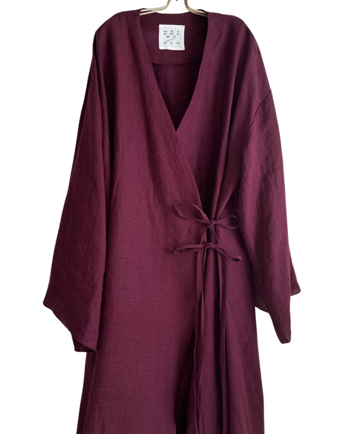 Kimono Croisé "Rouge bordeau"