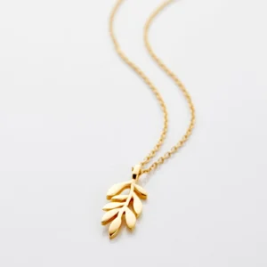 Collier de branche d'olivier de Palestine