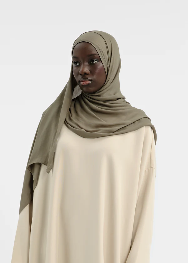 Hijab modal kaki – Image 2