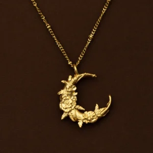 Collier croissant de pavot de Palestine