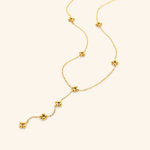 Collier lariat au henné