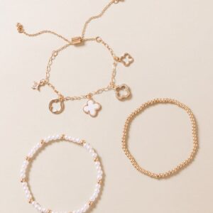 Trio de Bracelets "Douceur Perlée"